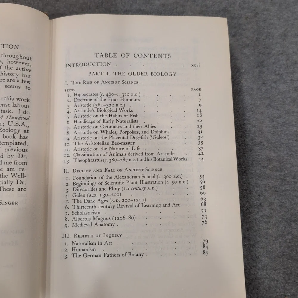 A History of Biology Charles Singer 1962 Revised Edition Hardcover Dust Jacket - Picture 5 of 10